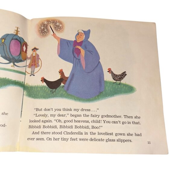 Walt Disney Cinderella Book  #308 Vintage 1977 ** BOOK ONLY ** - Picture 5 of 5